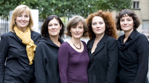 Designgut Team v.l.n.r: Jennifer Lüscher, Katrin Ambühl, Susi Born, Christina Müller, Monica Buzzelli